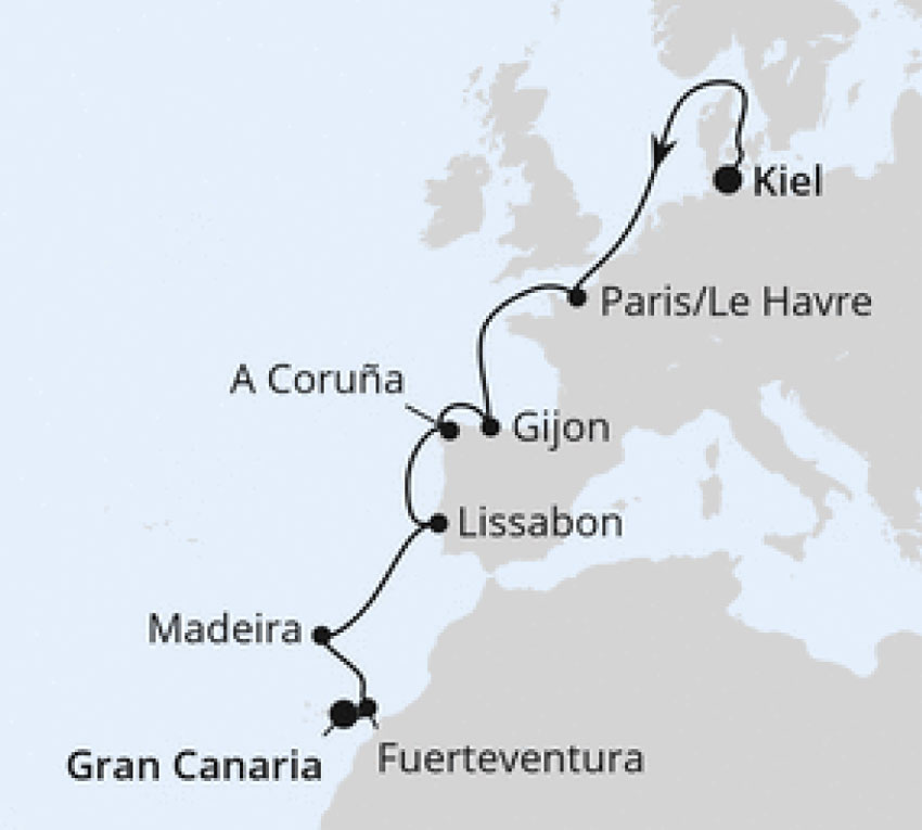 AIDAprima - Norwegens Fjorde