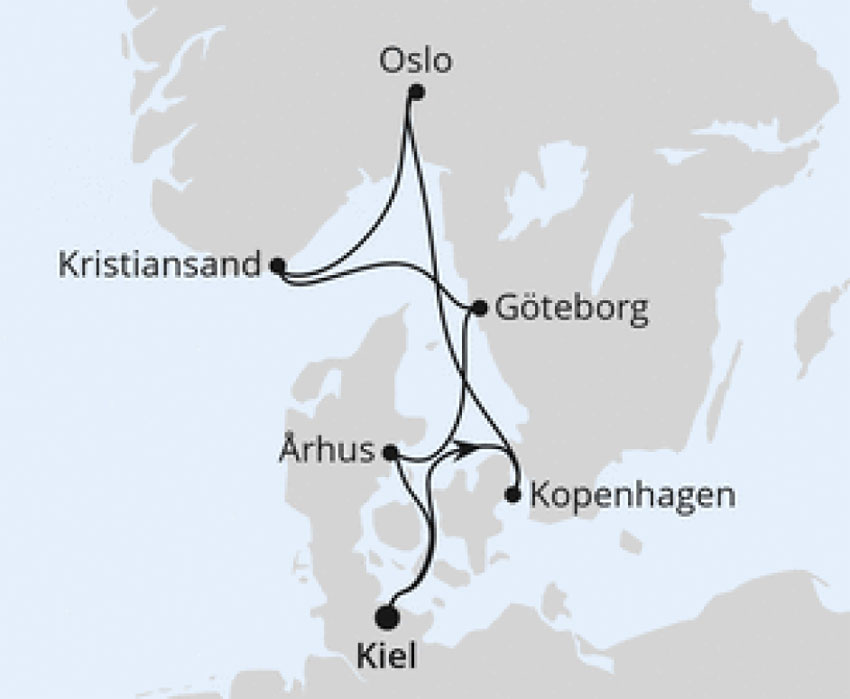 AIDAprima - Norwegens Fjorde