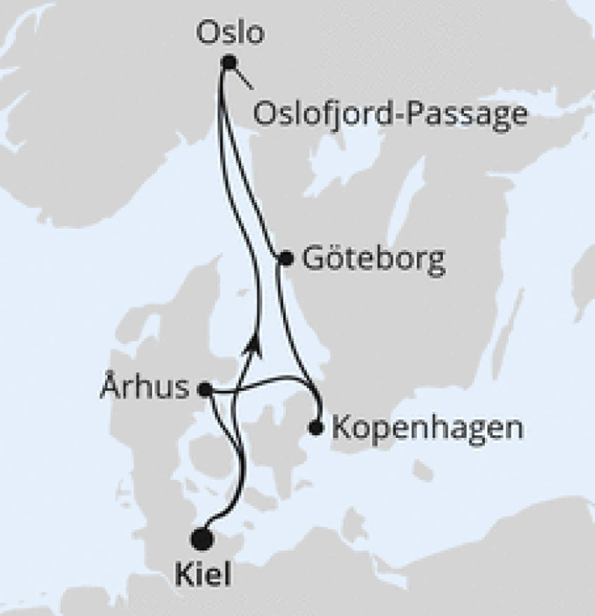 AIDAprima - Norwegens Fjorde