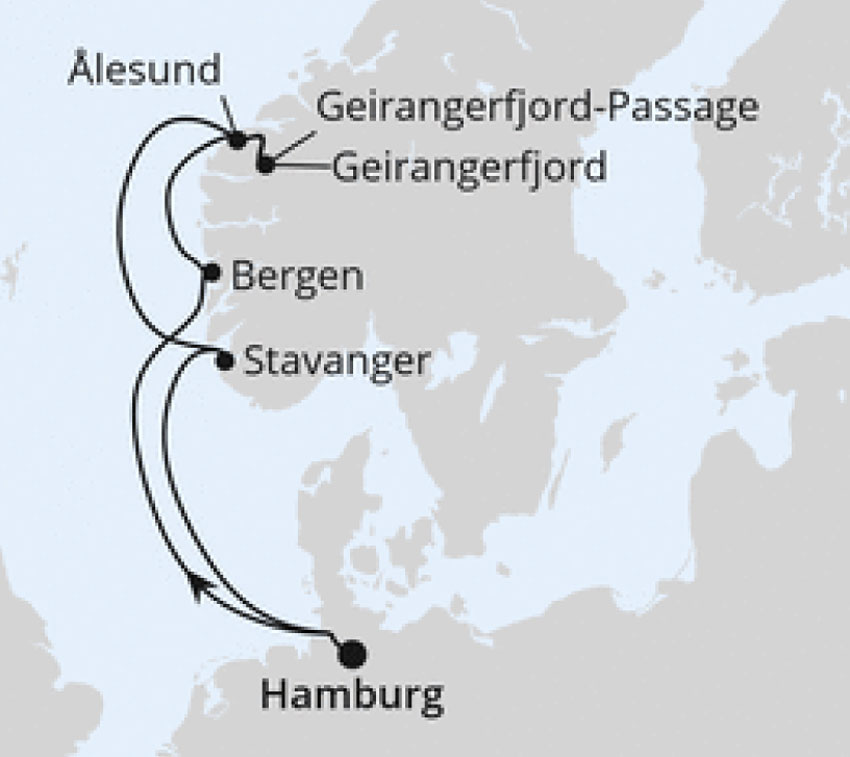 AIDAprima - Norwegens Fjorde