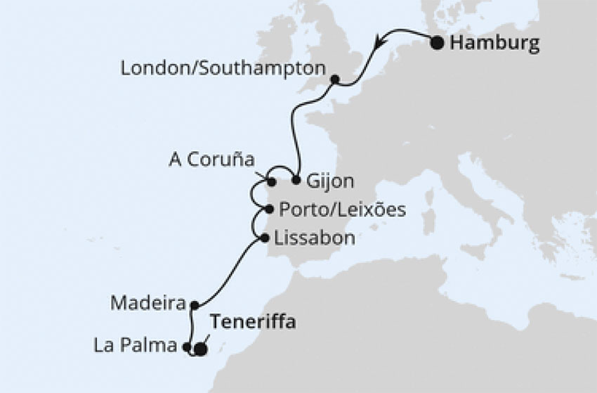 AIDAprima - Norwegens Fjorde