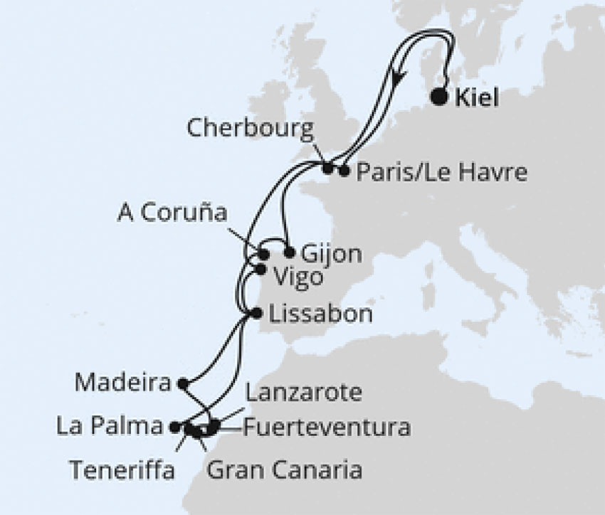 AIDAprima - Norwegens Fjorde